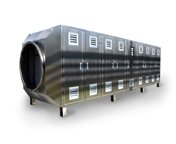 UV photolysis of waste gas treatment